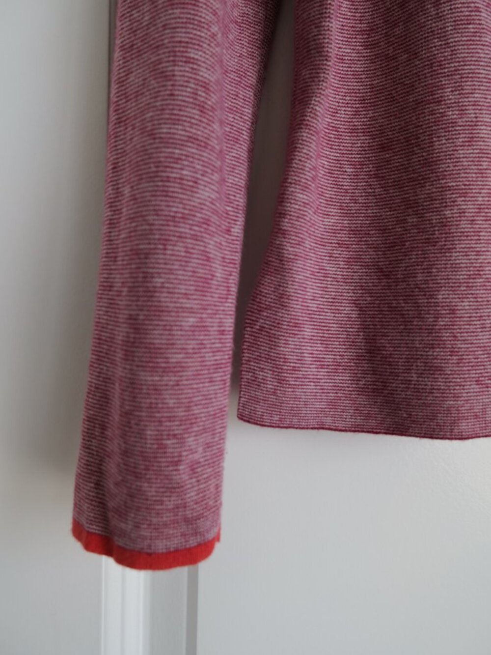GAP Petite Pink Knit Long Sleeve Sweater Top Size S - Picture 5 of 6